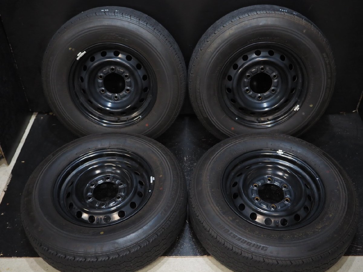 売切【 195/80R15 107/105L / 6J +35 139.7 6H 4本】BRIDGESTONE