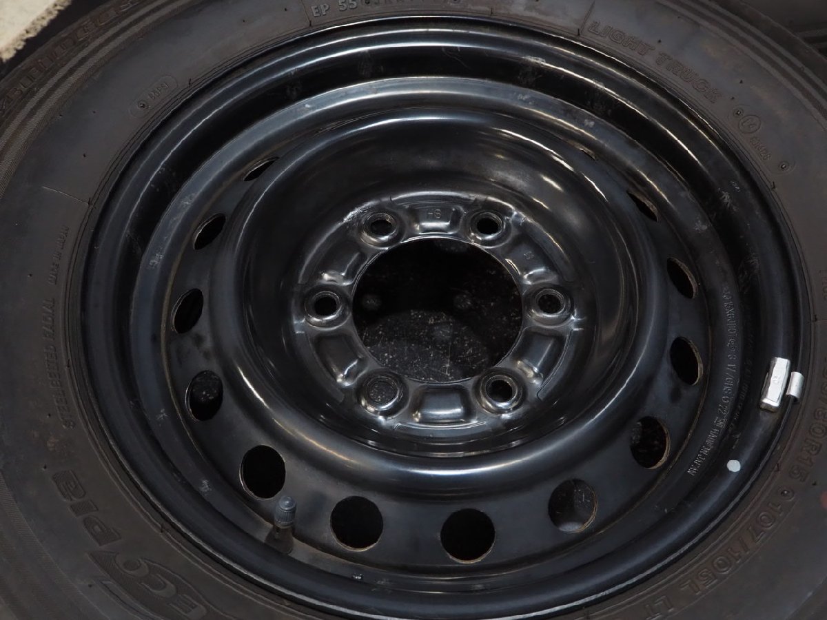 売切【 195/80R15 107/105L / 6J +35 139.7 6H 4本】BRIDGESTONE
