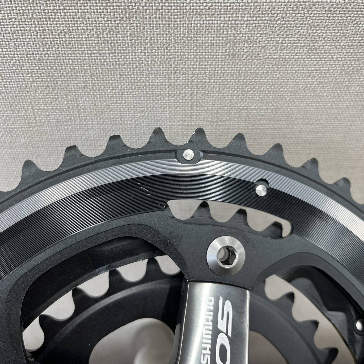 千円スタート】 SHIMANO シマノ 5600系 105 クランクセット 2×9/10速用