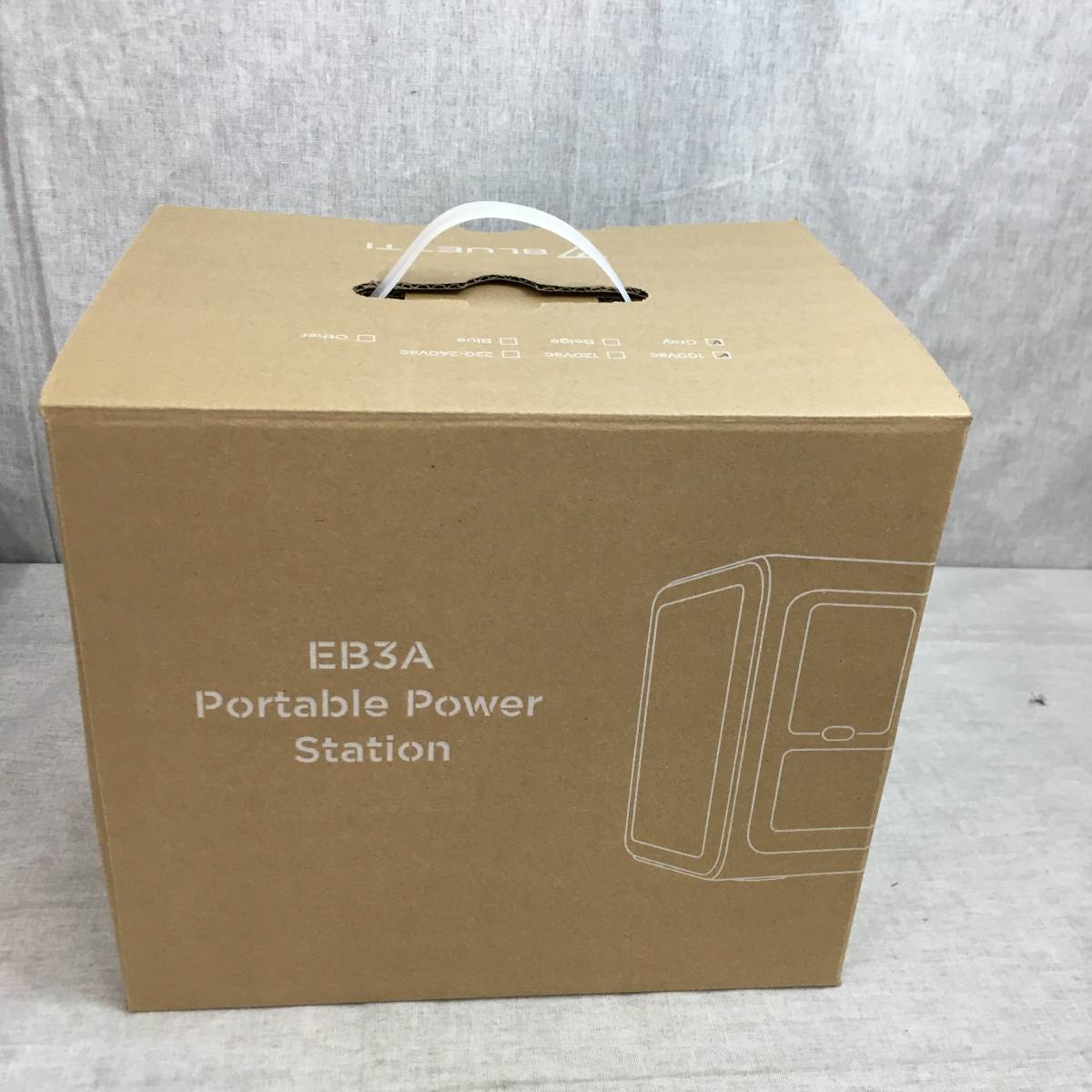 BLUETTI EB3A ポータブル電源 268Wh/600W リン酸鉄リチウム 小型軽量