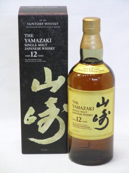 3609 【未開栓】サントリー シングルモルト ウイスキー 山崎 12年 700ml 43% 箱付 / SUNTORY YAMAZAKI 洋酒 古酒