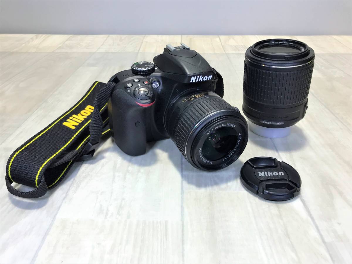 ☆ Nikon ニコン デジタル一眼レフカメラ D3300 ダブルズームキット2 
