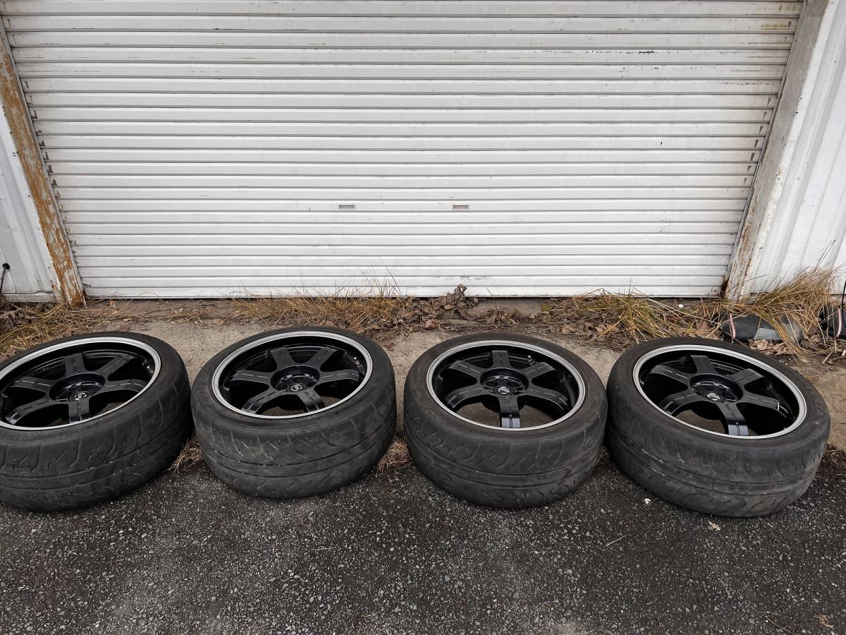 R35 純正20インチホイール Vスペック 9.5j+45×2本 10.5j+25×2本