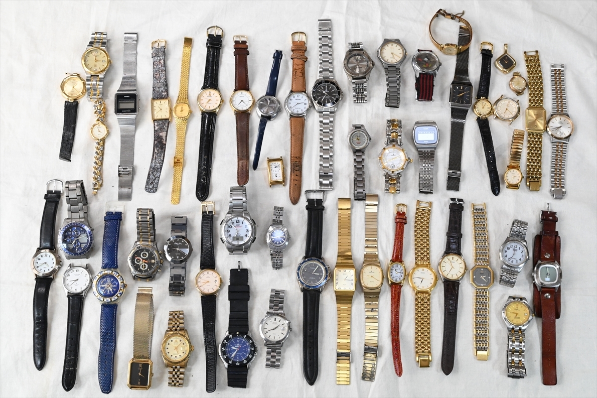 2. 腕時計 50点 セット SEIKO/CITIZEN/JUNGHANS/SWATCH/ELGIN/CYMA 約