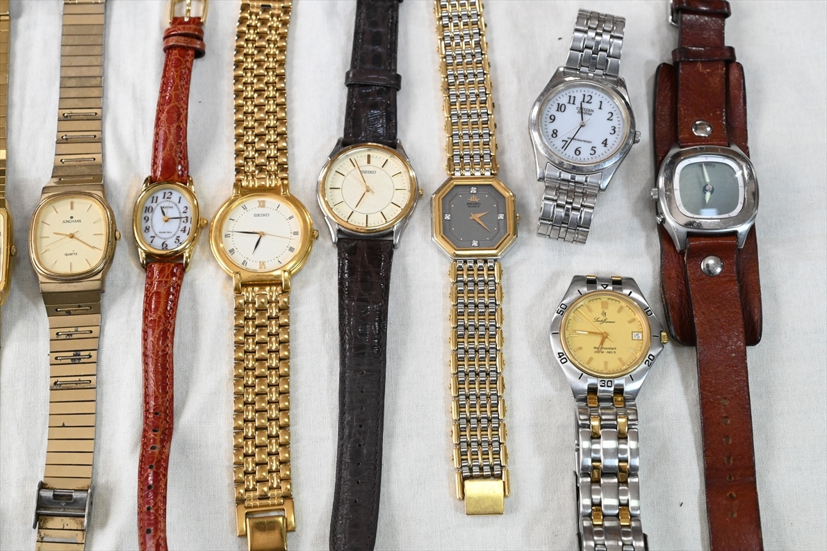 2. 腕時計 50点 セット SEIKO/CITIZEN/JUNGHANS/SWATCH/ELGIN/CYMA 約