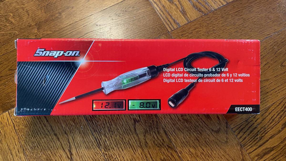 スナップオン デジタル液晶 Snap-on 美品 EECT400G 検電テスター 