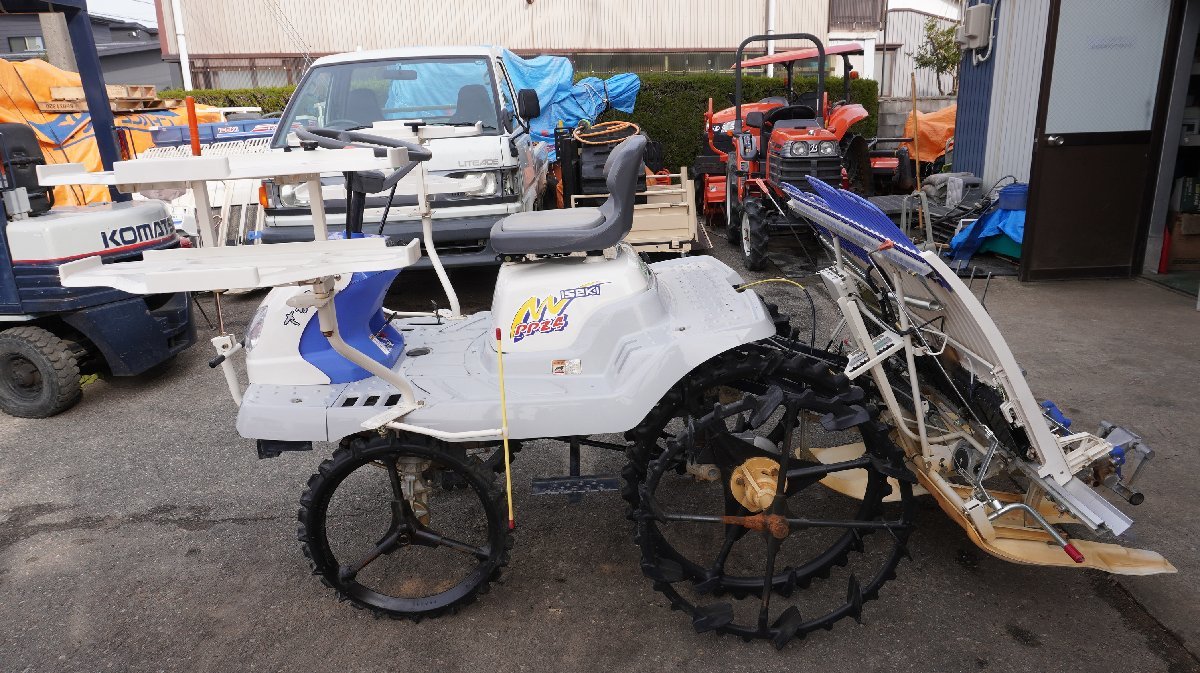 イセキ 中古 現状販売 田植機 PPZ4 さなえ 4条植え 5馬力 ダブル車輪