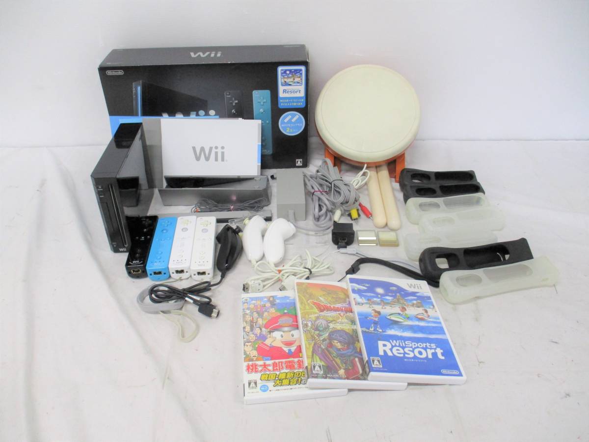 ジャンク含む】任天堂 Nintendo Wii＋ソフトセット テレビゲーム