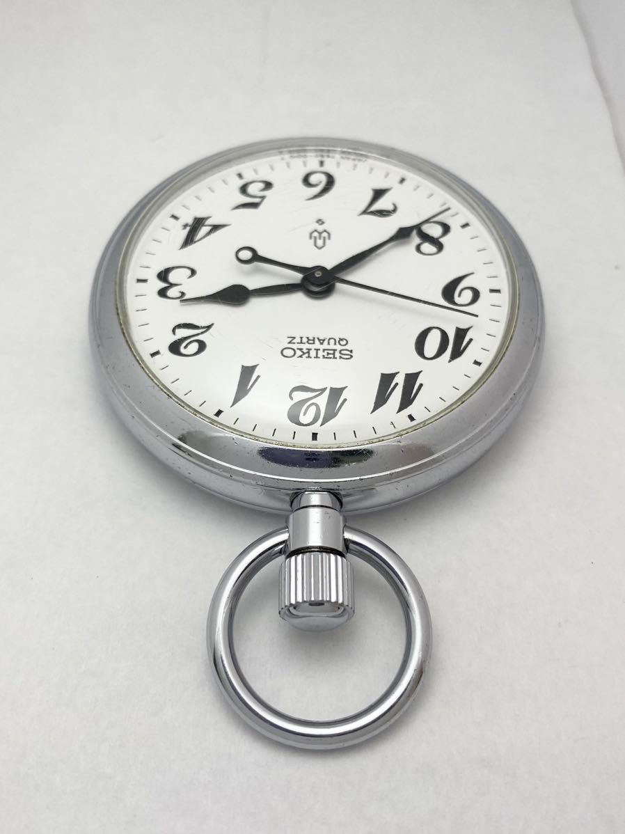 セイコー SEIKO 鉄道懐中時計 5石 クォーツ 7550-0010 T 昭和58 セイコー SEIKO 鉄道懐中時計 5石 クォーツ 7550-0010 T 昭和58