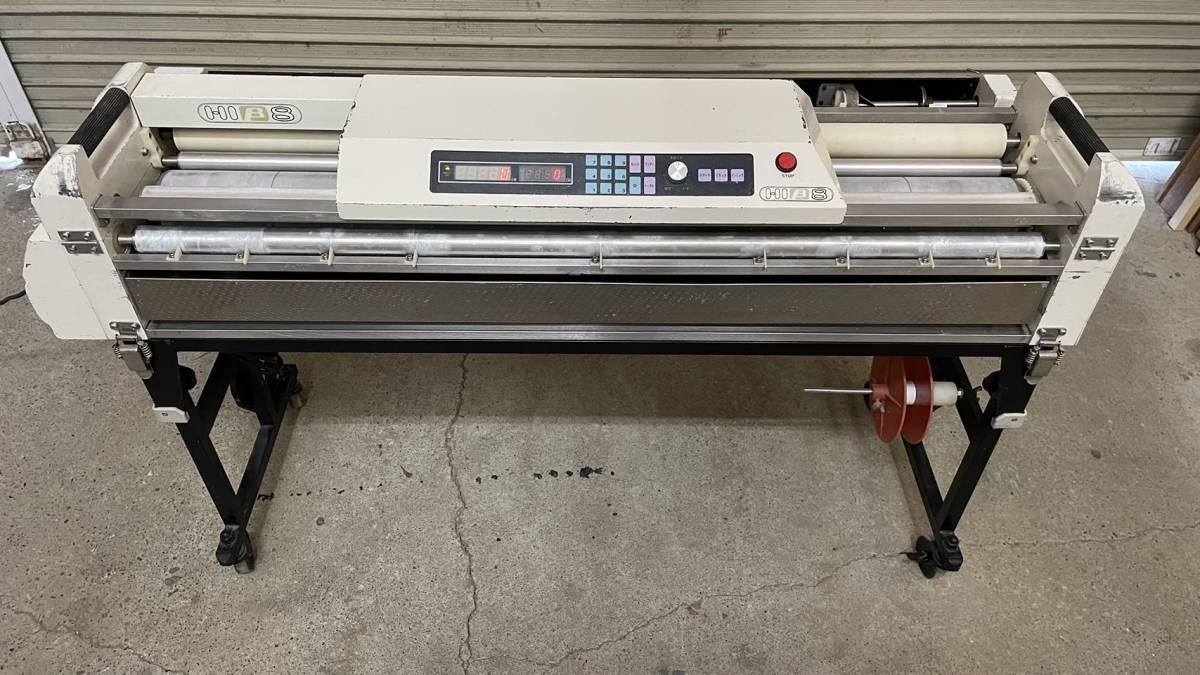 【中古】【動作OK】【店頭引取限定】KYOKUTO 極東産機 自動糊付け機 HB-8  ファインスリッター　BK-3 セット　 71500円（税込） 1円スタート！) KYOKUTO 極東産機 自動糊付け機 糊付機 HiB-5 HB-5