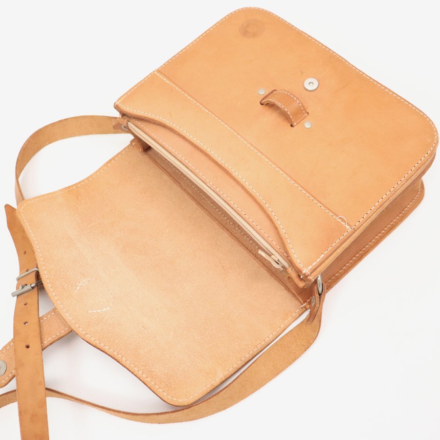 新品】ドイツ製 M.T.L社 ヌメ革(牛革) ショルダー バッグ｜バッグ