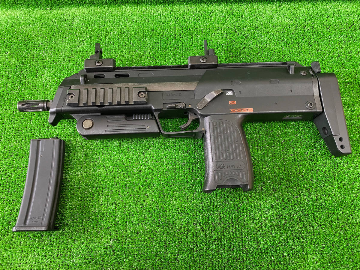 東京マルイ MP7A1 ブラックモデル 電動ガン 動作確認済み 一部難あり
