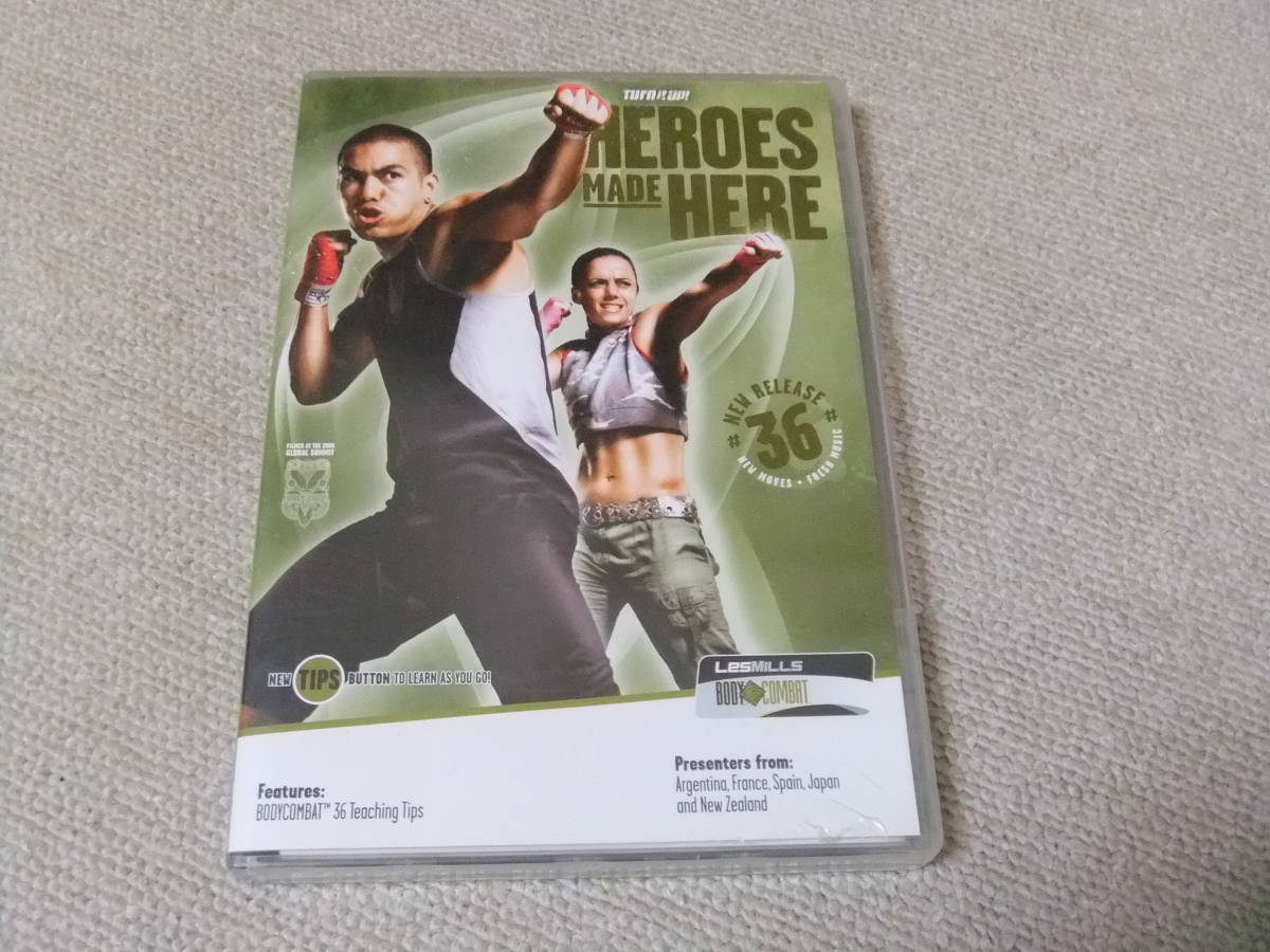 レズミルズ DVD +CD、コリオシートセット 再生良好 【貴重】 レスミルズ ボディコンバット 36 DVD CD音源 コリオ