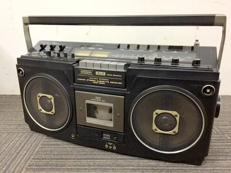 ジャンク品】Marantz CRS-4800 SUPERCOOP ラジカセ マランツ Y5167 CRS
