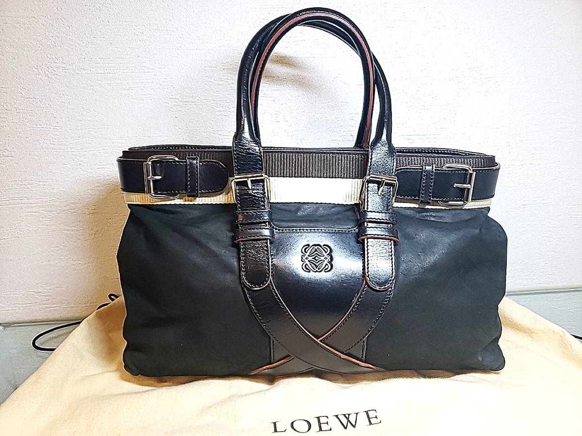 LOEWE ロエベ オールレザー ボストンバッグ LOEWE 【公式通販】
