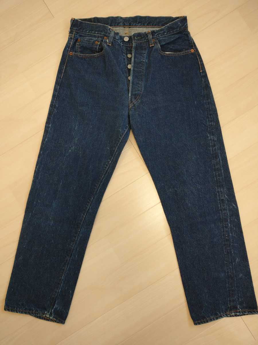 0 60s 濃紺 Jeans BigE 希少の通販は 希少 極上 60s LEVI