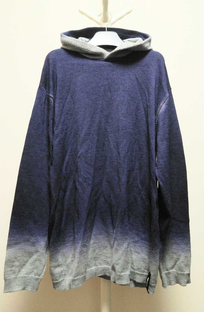 20AW ISAMU KATAYAMA BACK LASH グラデーション染め ニット パーカー