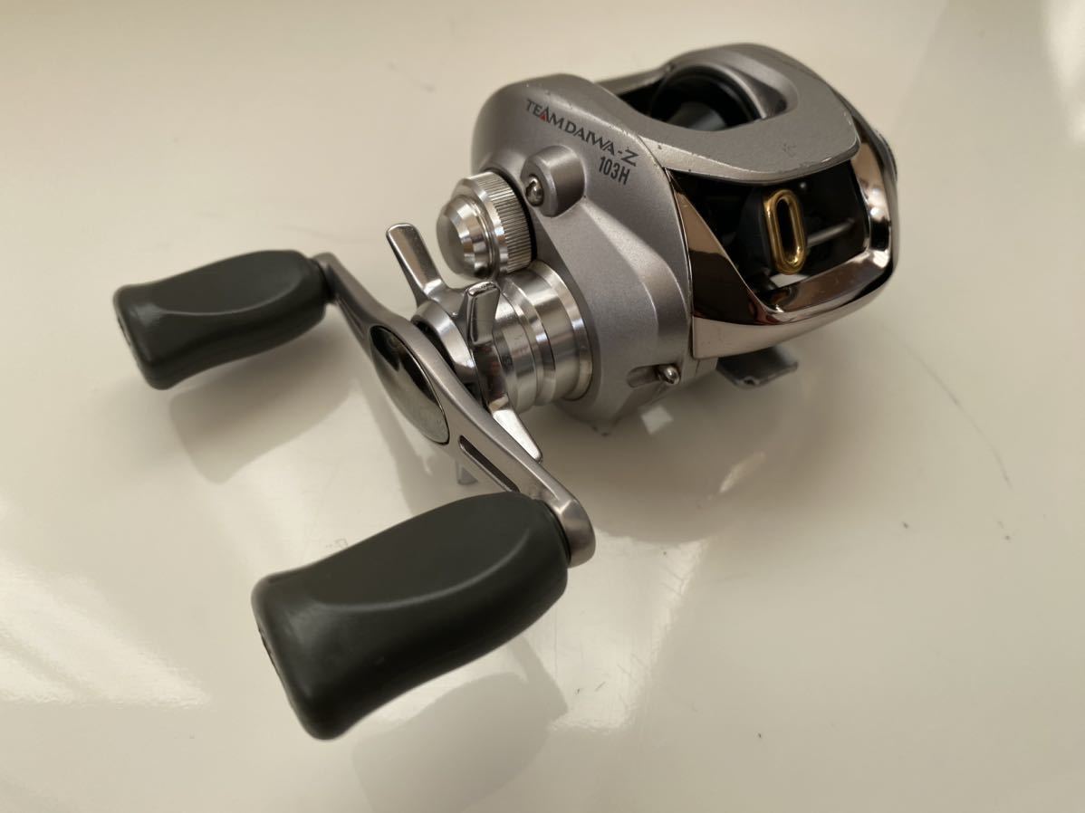 TEAM DAIWA Z 103H ベイトリール シルバー TEAM DAIWA TD-Z 103H ダイワ リール チームダイワ ベイトリール