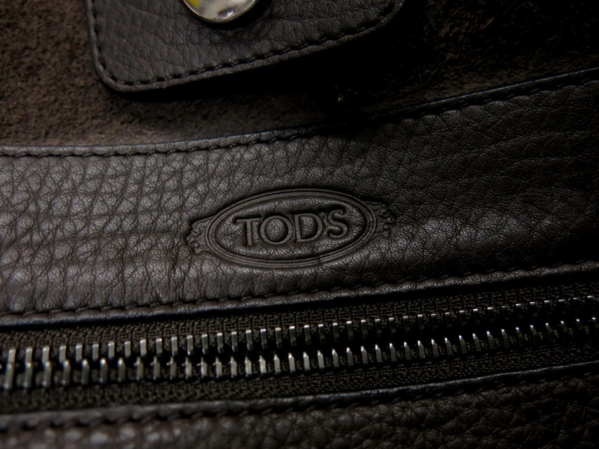○超美品○TOD'S トッズ○メンズ○スクリプト ダブルストライプ
