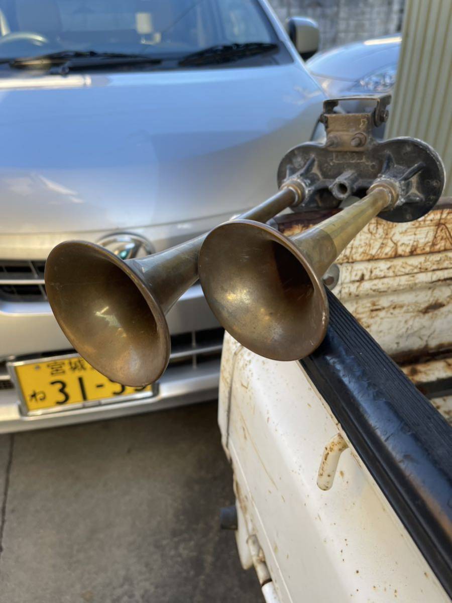 真鍮だと思うヤンキーホーン　メーカー不明　ジャンク