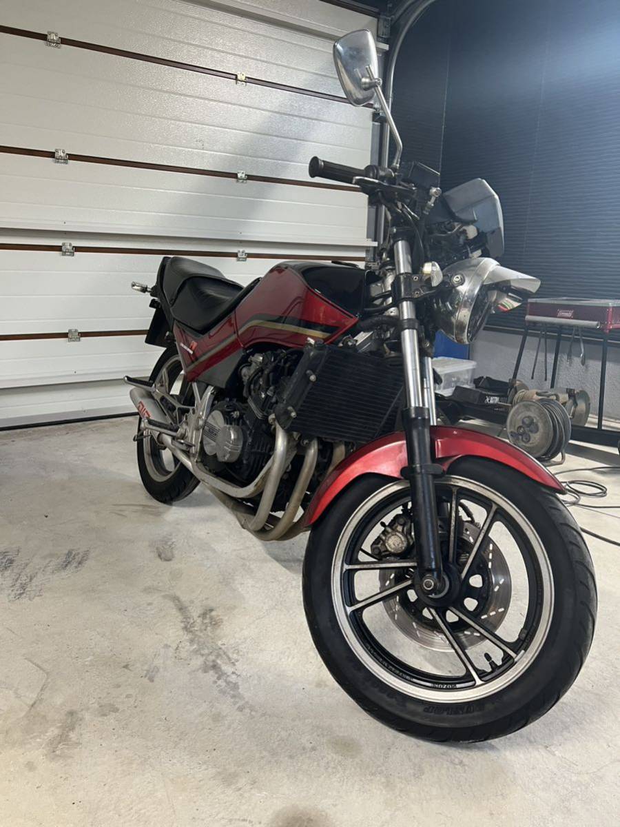 SUZUKI GS250FW ダイシン マフラー 当時物 Sタイヤほぼ10分山 屋内保管