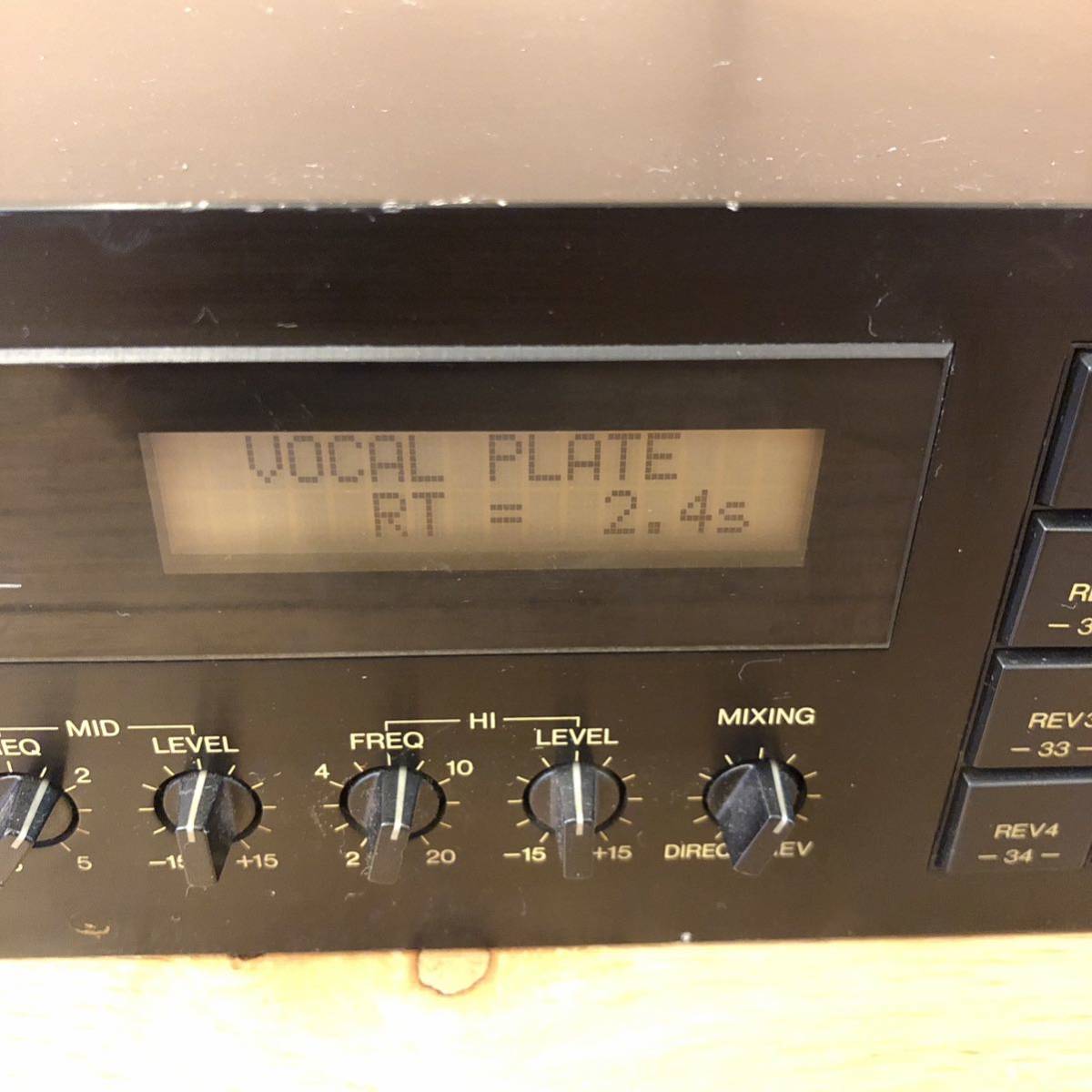 YAMAHA デジタルリバーブレーター REV7 通電確認済み YAMAHA REV7