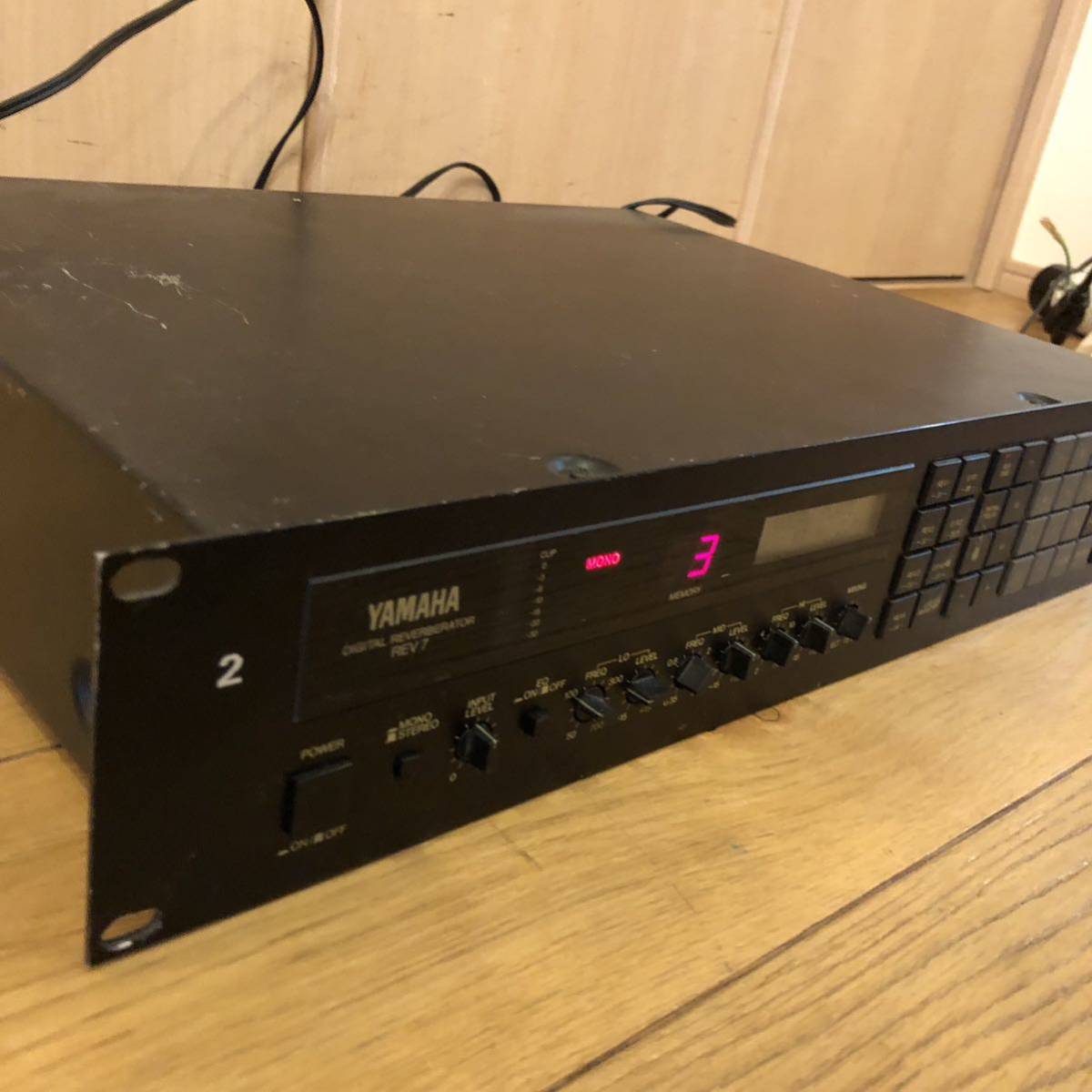 YAMAHA デジタルリバーブレーター REV7 通電確認済み YAMAHA REV7