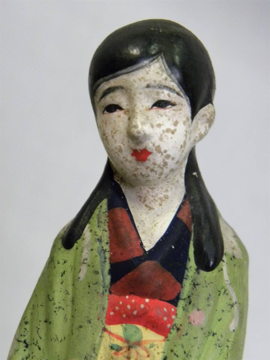 モダン 昭和レトロ 大正ロマン 磁器人形 土人形 恋文を持つ女学生 清楚