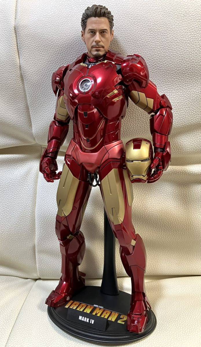1円〜 ホットトイズ ムービー・マスターピース アイアンマン2 アイアンマン マーク4 1/6 フィギュア (ジャンク品）