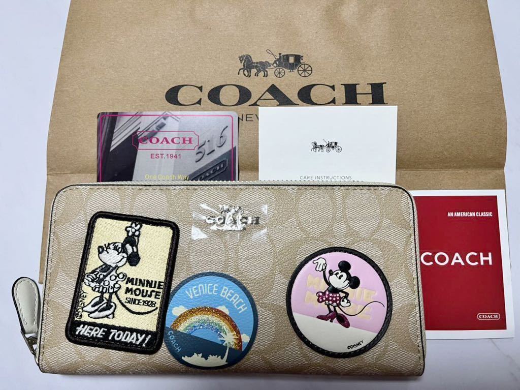 箱付き コーチ COACH L字ファスナー長財布 【公式通販】