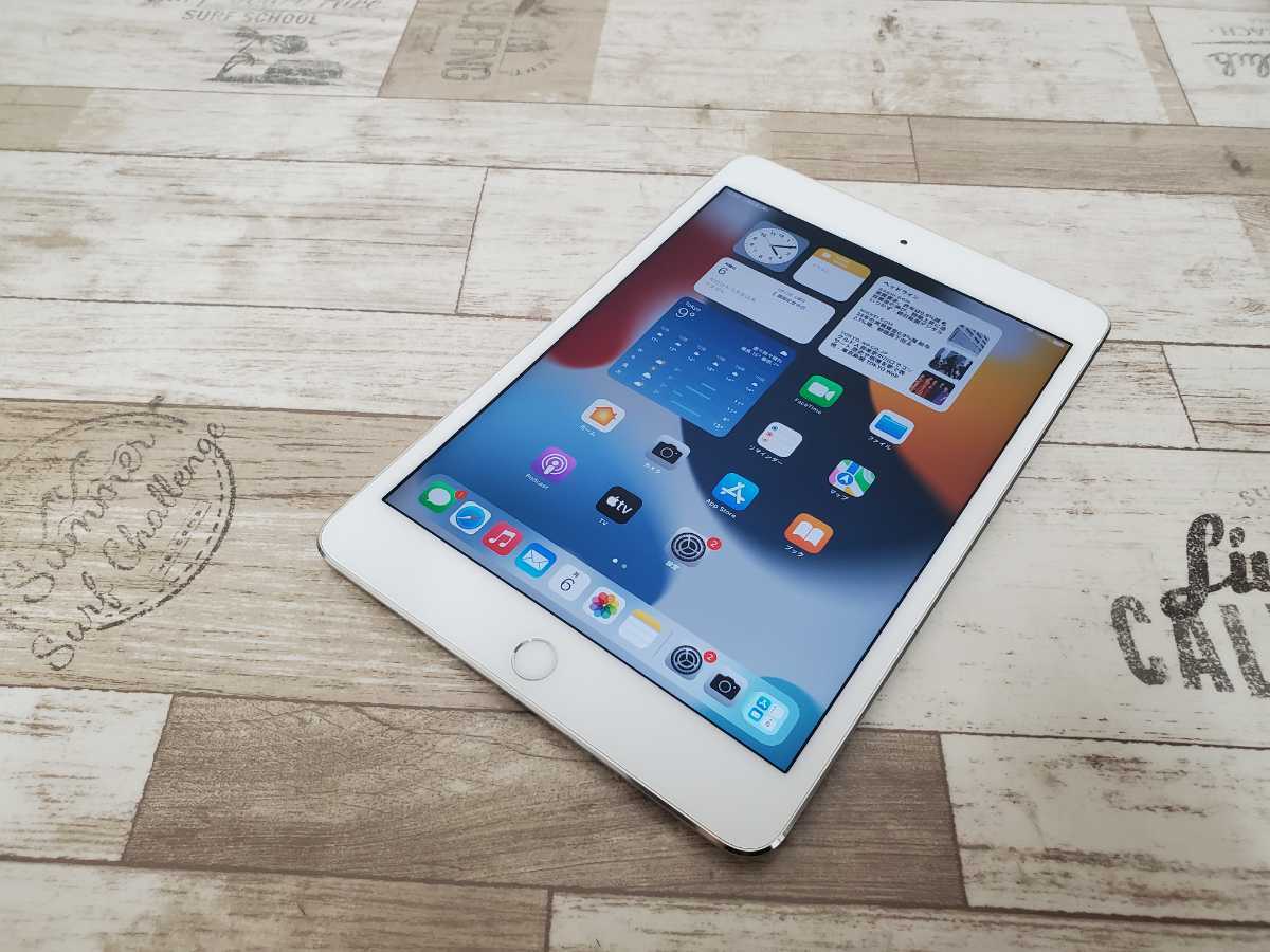Apple iPad mini4 Wi-Fiモデル 16GB NK6K2J/A シルバー 第4世代