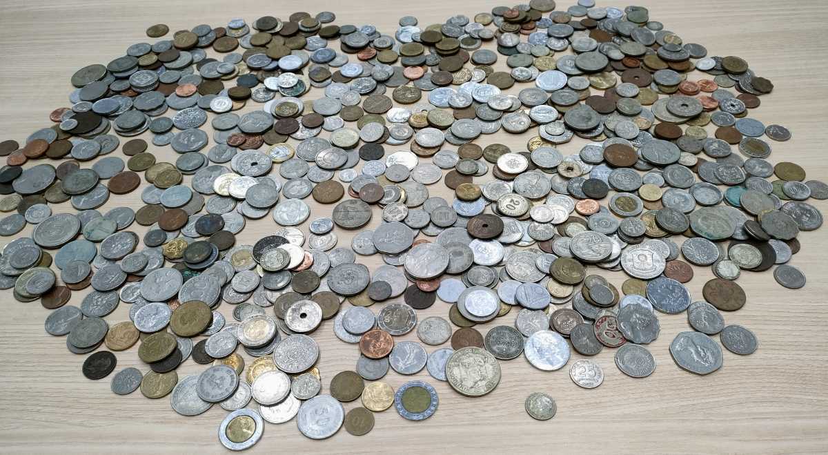 1円スタート!!】外国銭 硬貨 まとめ アメリカ ドル/中国 元/韓国 ペソ/台湾 圓/, image size:1200x659