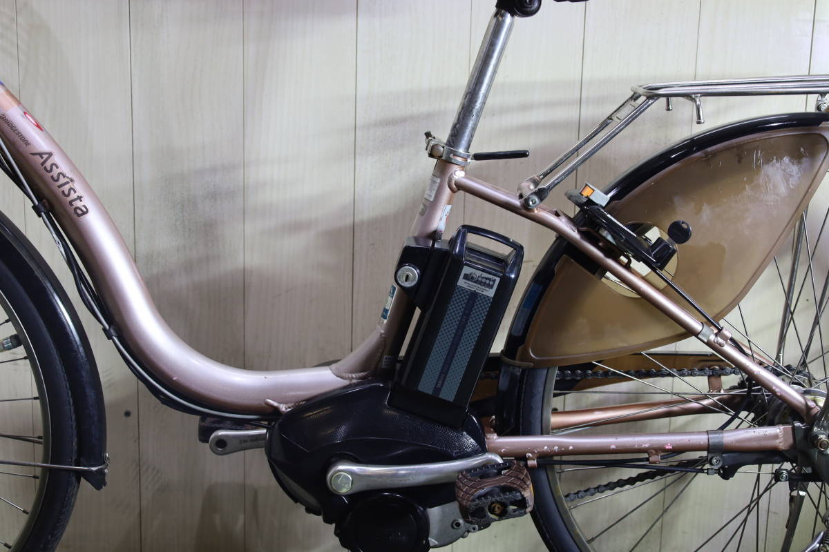 現行美品！ブリヂストン アシスタDX A6D85 リチウム8.7AH 26インチ 3段