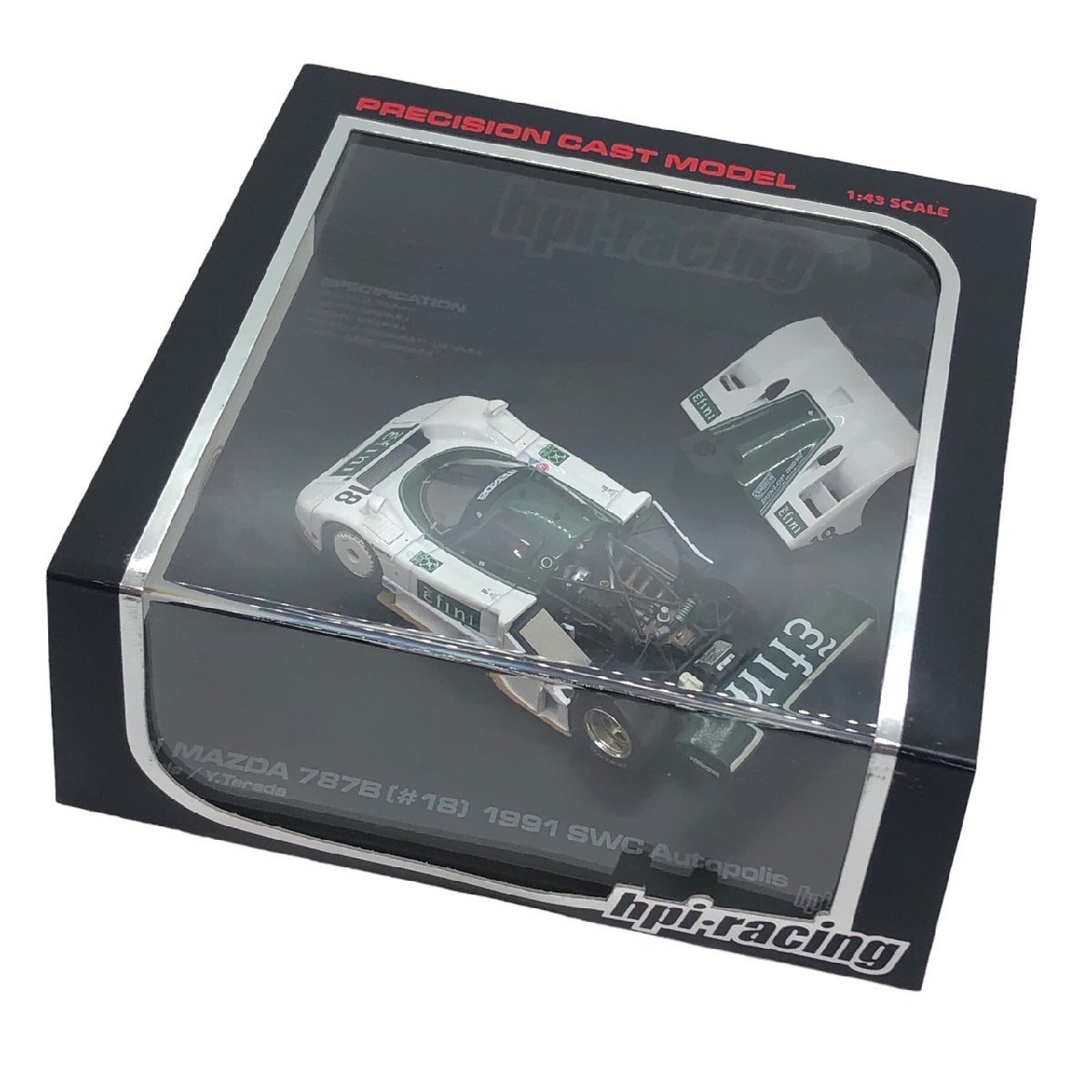 保管品 hpi racing 1/43 Efini MAZDA 787B '91 SWC Autopolis #18 997 アンフィニ ...