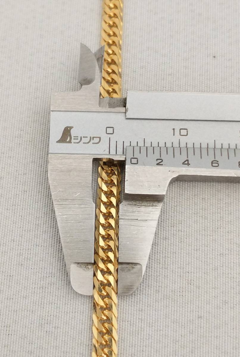 K18 18金 喜平ネックレス 6面ダブル 20.1g 60cm ゴールド ネックレス
