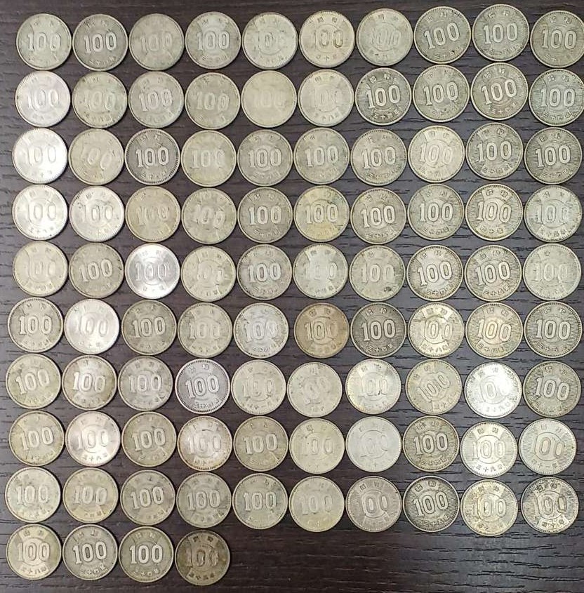 #4334 ★☆100円銀貨(稲穂・鳳凰・オリンピック)144枚 ☆★