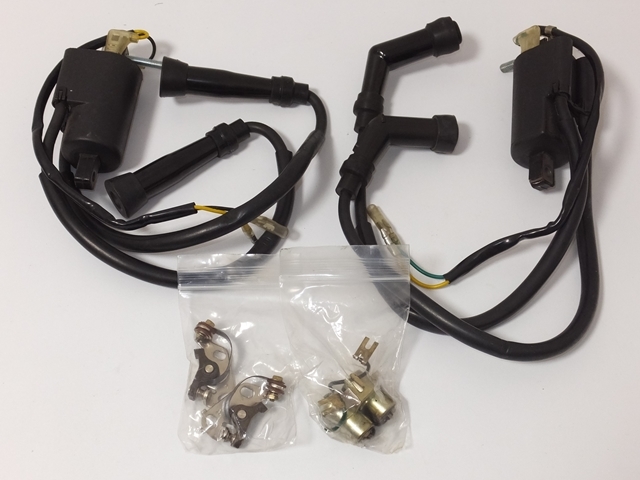 ★カワサキ Z1 Z2 イグニッションコイル コンタクトブレーカー 中古品 現状品★