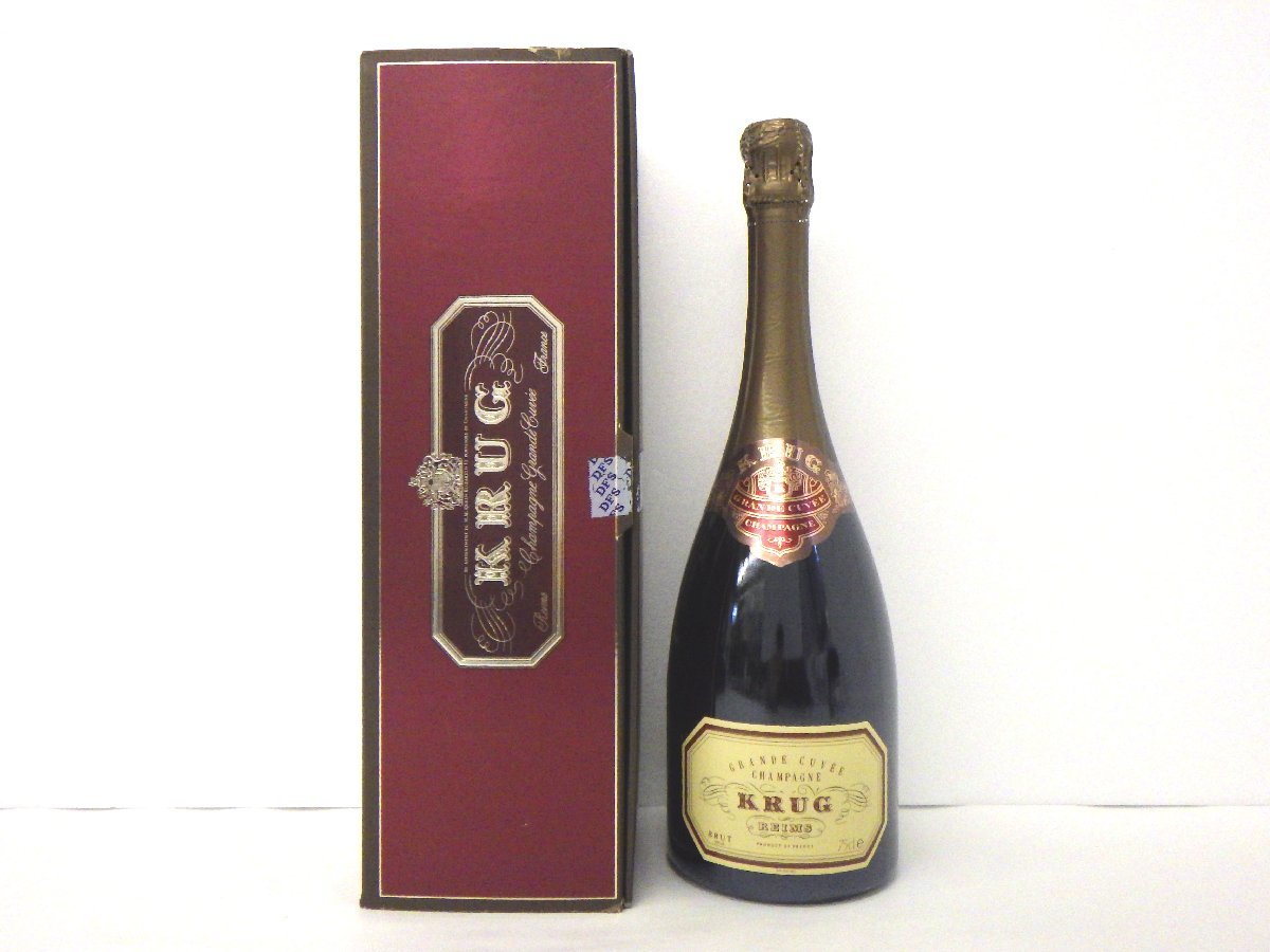 【未開栓】KRUG クリュッグ グランド・キュヴェ レイムス 旧ラベル750ml 古酒 未開栓 KRUG クリュッグ GRANDE CUVEE グラン キュヴェ キュベ
