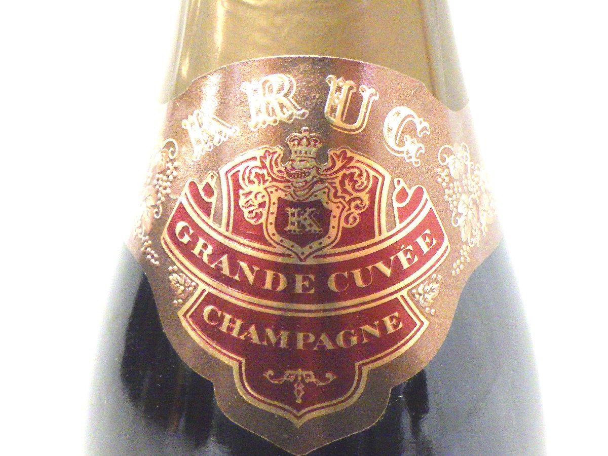 古酒 未開栓 KRUG クリュッグ GRANDE CUVEE グラン キュヴェ キュベ