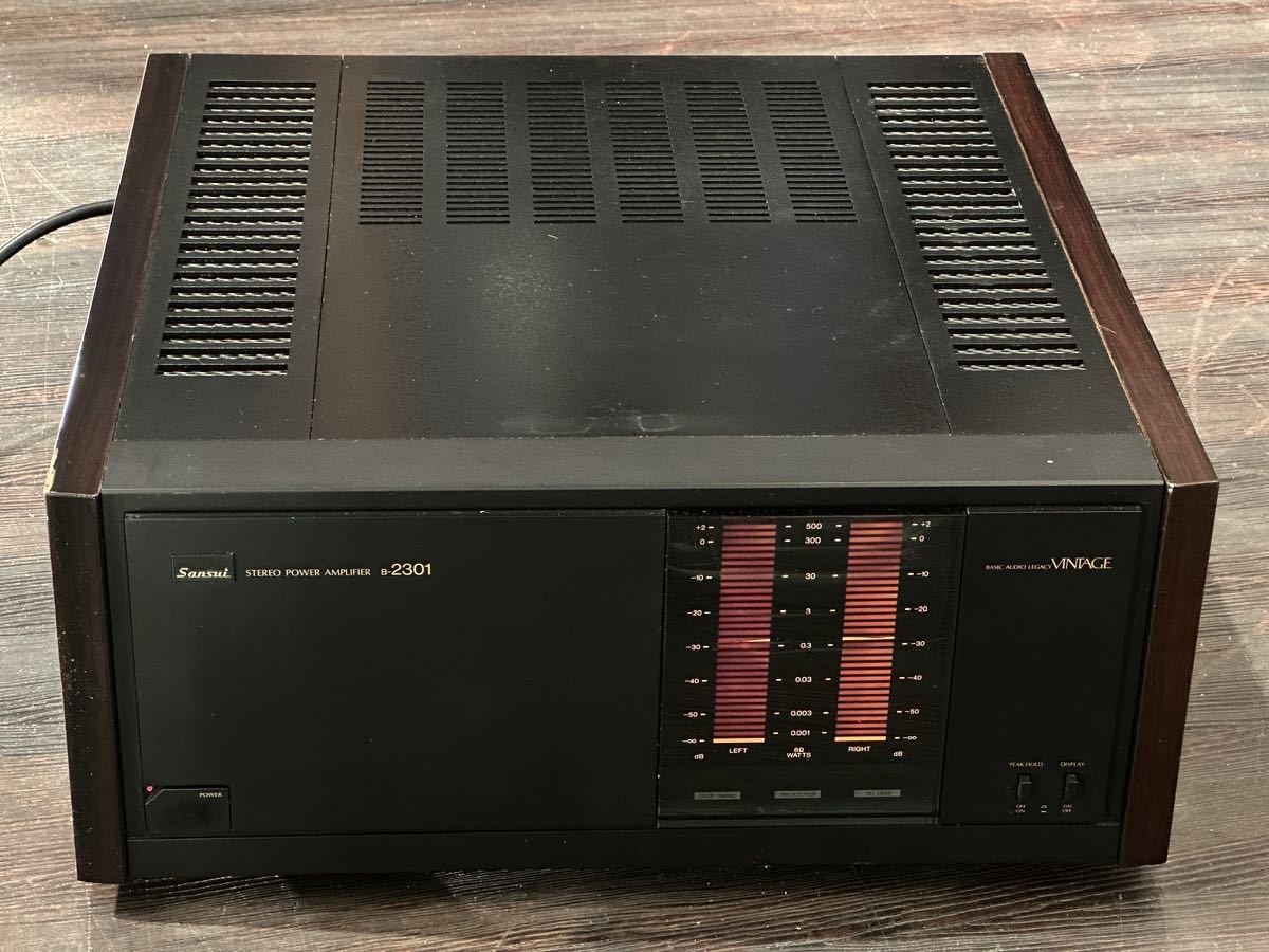 B-2301 SANSUI VINTAGE サンスイ パワーアンプ Vintage ♪サンスイ