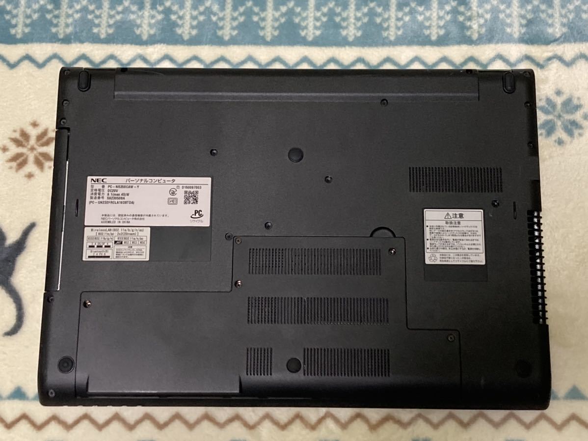 ☆NEC LAVIE NS350/C Core i3-6100U@2.30GHz HDD-1TB メモリー8GB