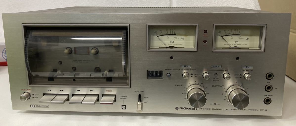 ☆PIONEER パイオニア CT-8 カセットデッキ CT-8 パイオニア カセット