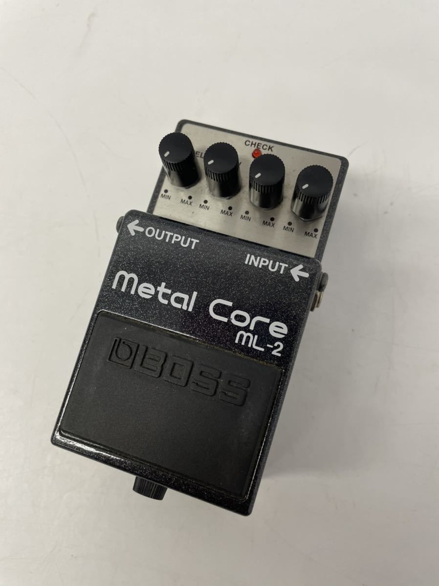 BOSS ボス Metal Core メタルコア ML-2 エフェクター 動作未確認 通電未確認