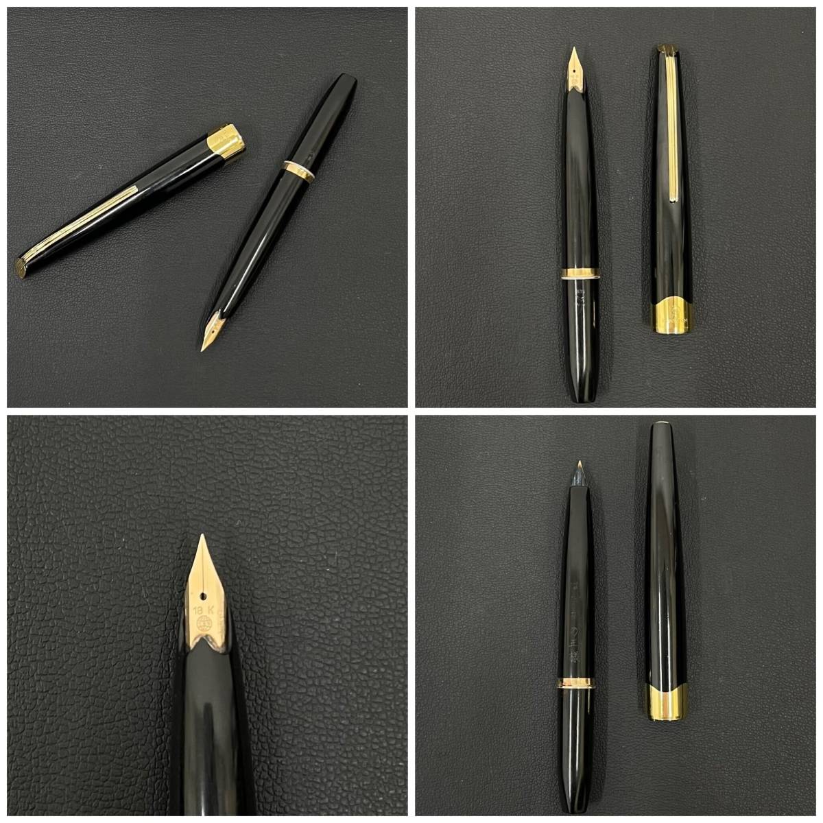 Y4 PILOTパイロット 万年筆 18k 2本セット s1 中古品 万年筆