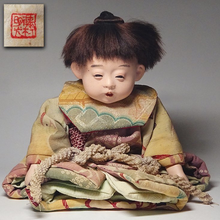 市松人形　「藤村明光」作　新品 藤村明光作市松人形 伝統的な和装 黒髪 - メルカリ