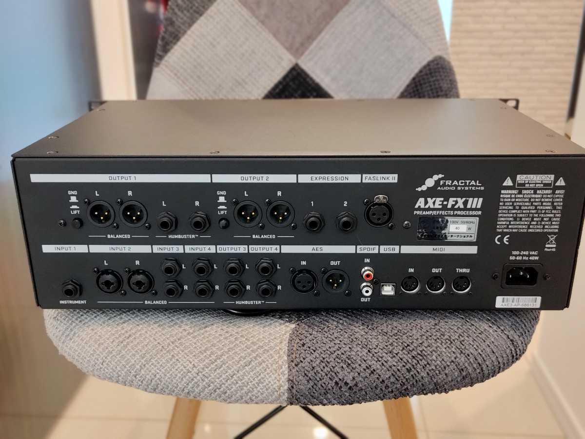 FRACTAL AUDIO SYSTEMSAxe-Fx III MARK II TURBO フラクタルの入札履歴 
