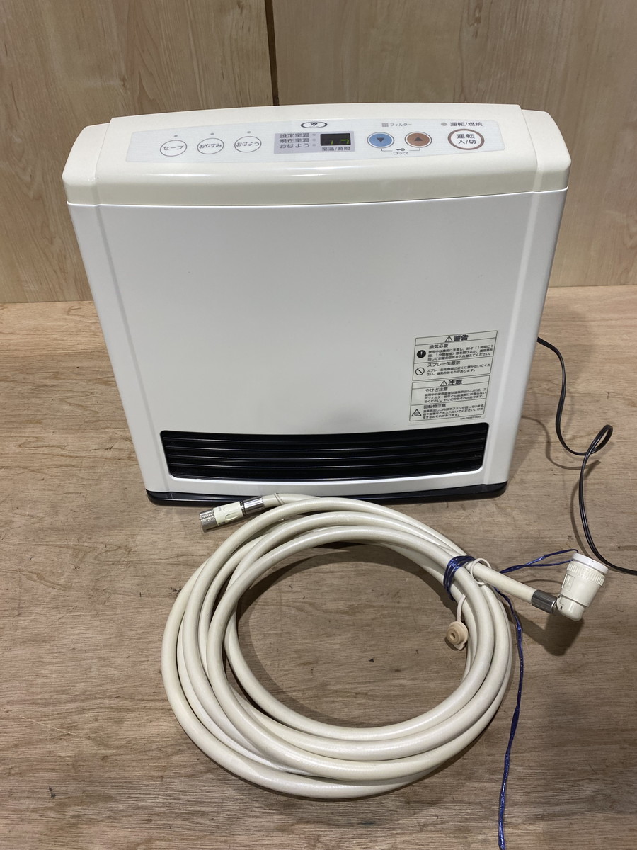 【Ｎ－８１７】ガスファンヒーター 都市ガス12A・13A用 大阪ガス（リンナイ）2006年製 型番140-9192 通電確認OK 中古品