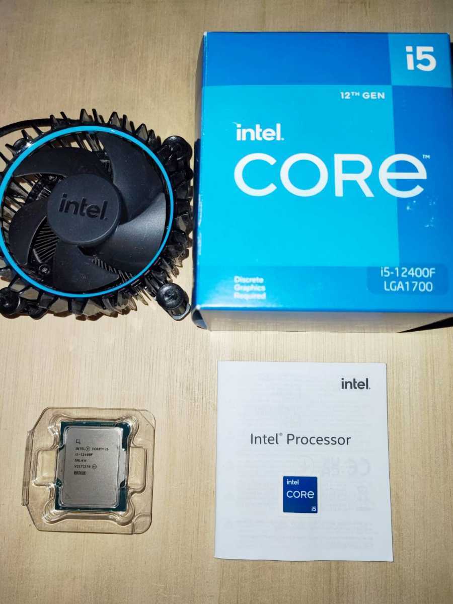 インテルIntel Core i5-12400F LGA1700 BOX Core i5-12400F Intel I5