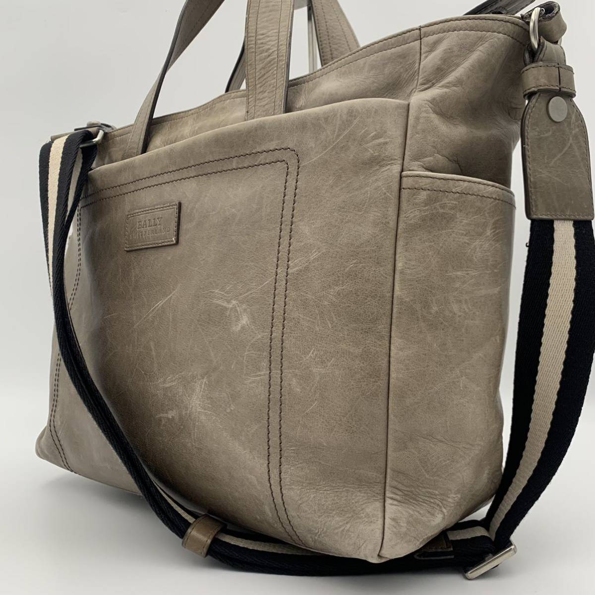 1円~【美品】Bally バリー レザー 2way メンズ ビジネス バッグ 1円~【美品】Bally バリー レザー 2way メンズ ビジネス バッグ