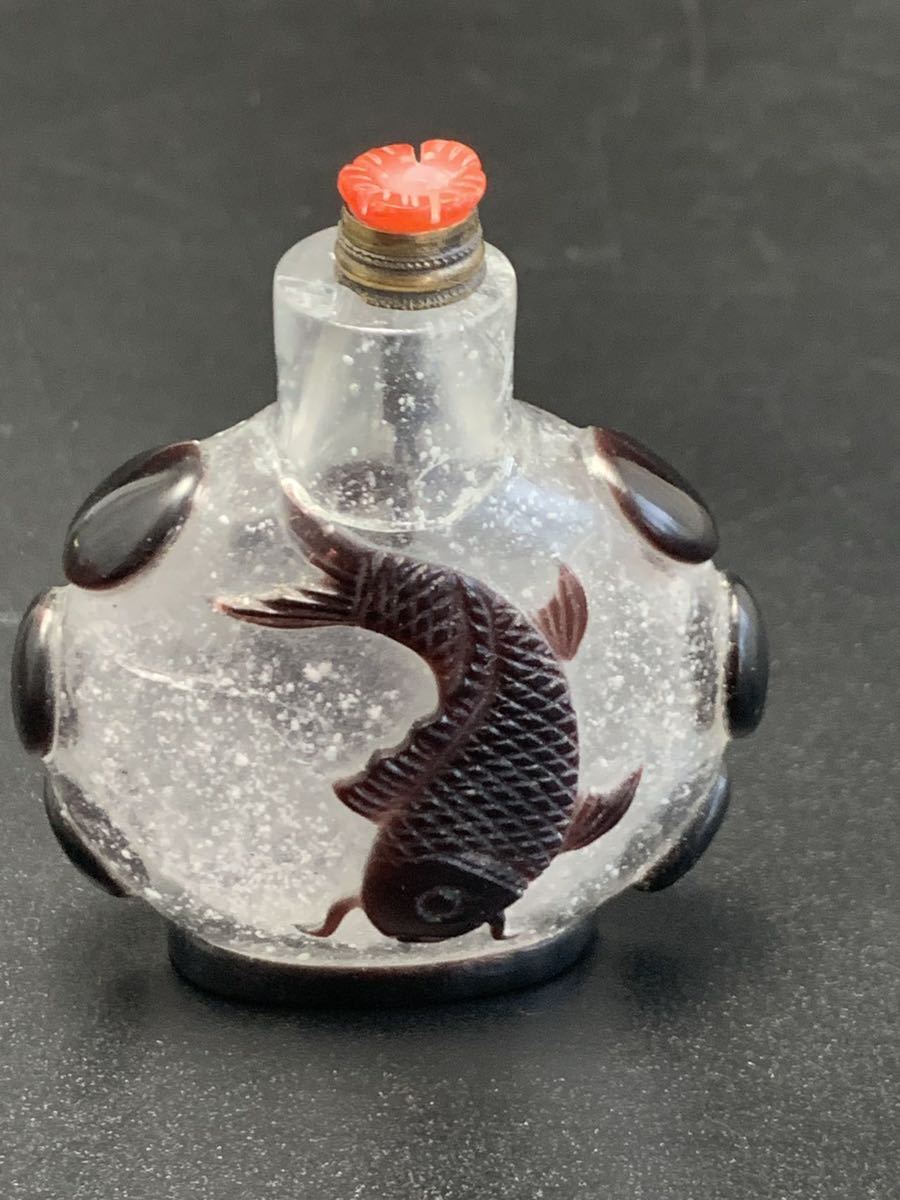 鼻煙壺 「乾隆年製」 古磁 中国古美術 美品 置物 珍蔵 希少 薬